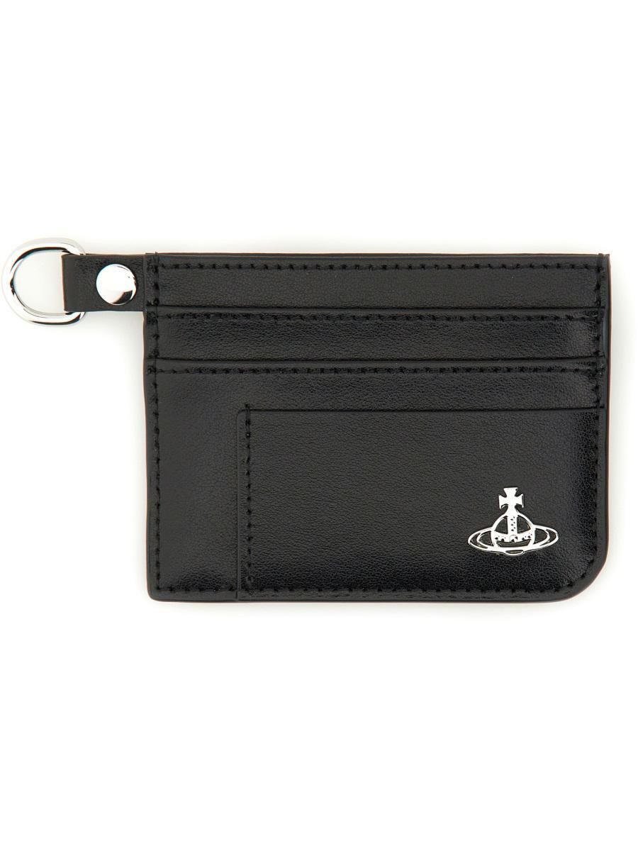 【関税&送料込】Vivienne Westwood Black Leather Wallet Leather wallet Vivienne Westwood Black in Leather - 39498947
