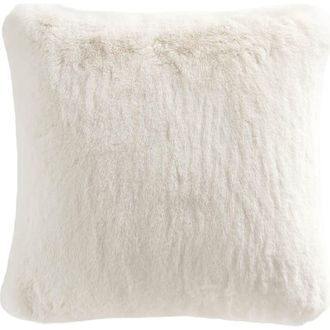 Sunday Citizen Faux Fur Accent Pillow in White at Nordstrom