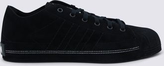 Yohji Yamamoto Black Leather Nizzastar Lo Sneakers