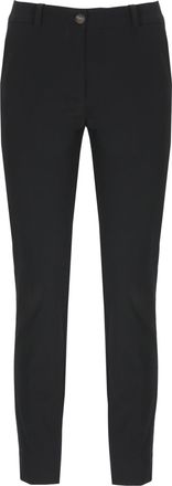 Roberto Ricci Design Black Surflex Chino Straight-Leg Pants