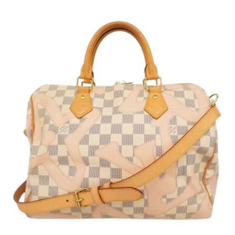 Louis Vuitton Pre-owned Handbags, female, Pink, Size: ONE SIZE Pre-owned Vintage Canvas Handbag