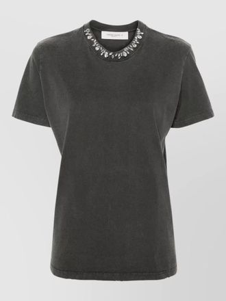 Golden Goose cotton crystal-embellished regular-fit t-shirt