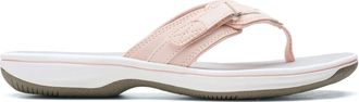 Clarks Brinkley Sea Synthetic Sandals In Blush Standard Fit Size 8