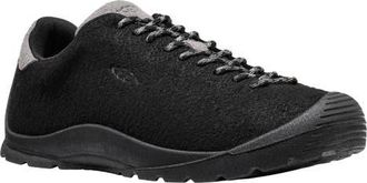 Keen Jasper KM Lite Faux Leather Sneaker in Black/steel Grey at Nordstrom, Size 10.5