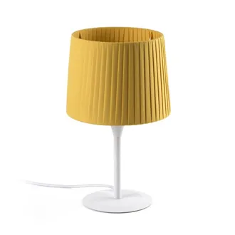 Faro Barcelona Faro Barcelona - Samba L&aacute;mpara Sobremesa Blanca/encintada Amarilla 64310-39
