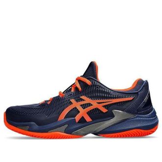 Asics Court FF 3 Clay Dark Blue Orange 1041A371-401