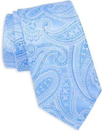 Tommy Hilfiger Adeline Paisley Tie in Light Blue at Nordstrom Rack