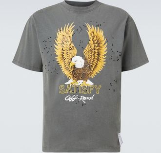 SATISFY MothTech printed cotton jersey T-shirt