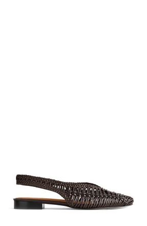 Madewell The Harpor Slingback Flat in Dark Carob at Nordstrom, Size 9.5