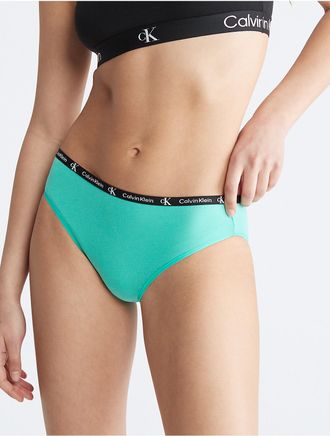 Calvin Klein Womens Calvin Klein 1996 Modern Bikini - Blue - XS