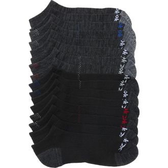 Reebok 8-Pack Assorted Performance Low Cut Socks in Black at Nordstrom Rack, Size 10-13