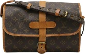 Louis Vuitton Pre-owned Monogram Canvas Schoudertas - Dames - Vintage Schoudertas - Bruin - ONE Size - Vintage