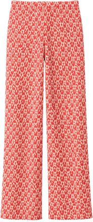 Maliparmi Straight Trousers, female, Red, Size: S Straight Trousers