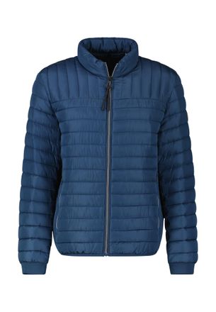 Lerros Steppjacke LERROS LERROS Wattierter Steppblouson, Herren, Gr. S, blau (tiefblau), 100% Polyester, Jacken Steppjacke, Keine Angabe