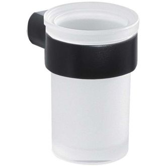 Gedy Gedy - Pi101400000 Portacepillos Negro Mate - Ref: Pi101400000