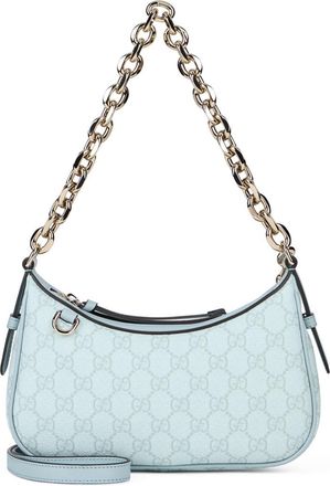 Gucci Light Blue Logo Shoulder Bag