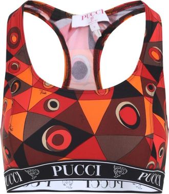 Pucci Occhi Print Top - Dames - Sport BHs - Veelkleurig - XS - Fitness