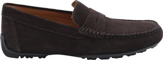 Geox Araguaia - Heren - Loafers - Bruin - 41 EU - Schoenen