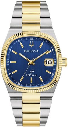 Bulova Super Seville Mens Multicolour Watch 98B462 Stainless Steel - One Size