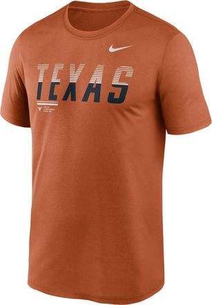 Nike Texas Sideline Legend Nike Mens Dri-FIT College T-Shirt in Orange | 02TI81FTXE-7SB
