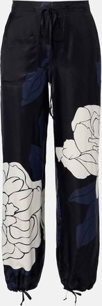 Victoria Beckham Pantaloni cargo in twill con stampa