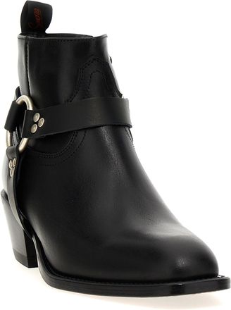 Sonora Dulce Belt Ankle Boot - Black