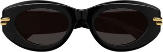 Bottega Veneta Sunglasses Bv1322 S 001 Black/Grey Women
