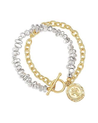 Liv Oliver 18K Charm Bracelet