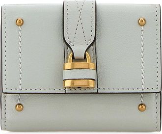 Chlo&eacute; Pastel Light Blue Leather Mini Paddington Wallet