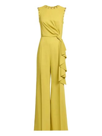 Elie Saab stud-embellished jumpsuit - Giallo