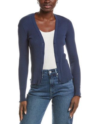 Vince Ribbed Cardigan