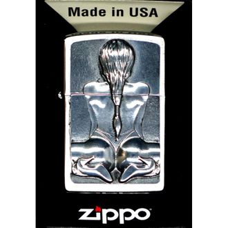OEM Encendedor Zippo Con Emblema De Chica Arrodillada 2002548