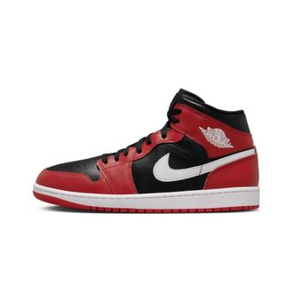 Nike Jordan 1 Mid - unisex - Sport - Veelkleurig - Maat: 40 EU Leer