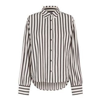 Lollys Laundry Striped Long Sleeve Shirt Bleekerll Style - female - Lollys Laundry - Shirts - Beige - XS - Blouses & Shirts