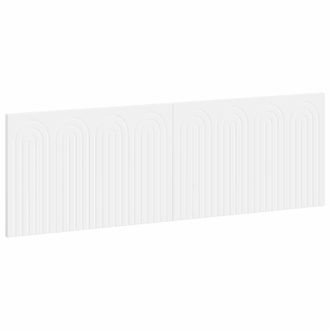 vidaXL Testiera Da Muro Alkmaar Bianco Legno Ingegnerizzato Vidaxl