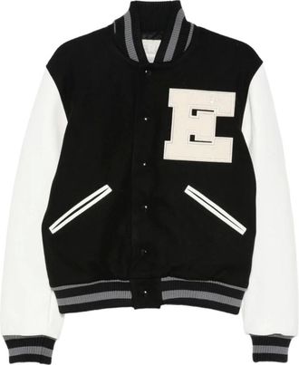 ERL Giacca Varsity - - Jackets - Uomo - Nero - L