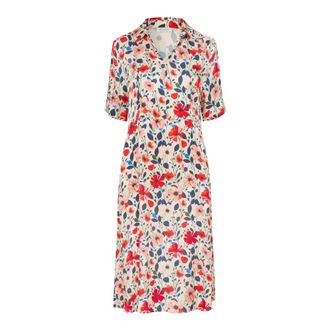 Masai Midi Jurken - Dames - Casual kleedjes - Veelkleurig - L - Kleedjes