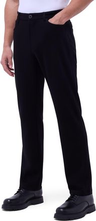 Bugatchi Soft Touch Five Pocket Pants in Black at Nordstrom, Size 31