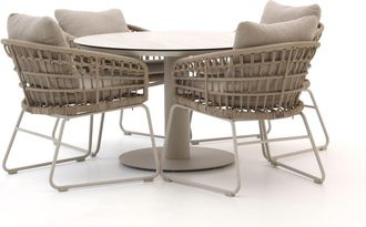 Intenso Furniture Intenso Trofarello/La Fonte &oslash;120cm dining tuinset 5-delig