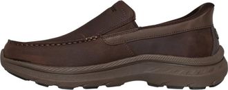 Skechers Slip-ins Relaxed Fit: Pollard - Osgood - Heren - Loafers - Bruin - 41 EU - Leer - Schoenen