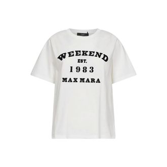 Max Mara T-Shirts, female, White, Size: M Short-sleeve T-shirt