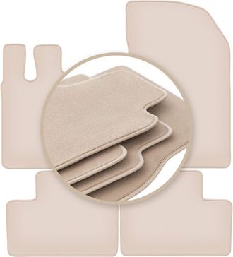 OEM Alfombrillas Premium Beige Para: Renault Captur Ii Crossover 2020