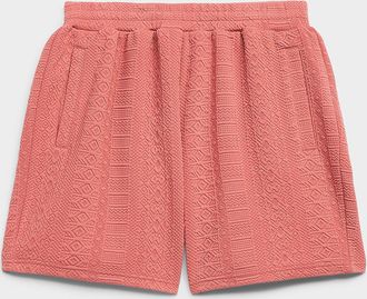 Le 31 Mens Embossed geo short Inseam: 7