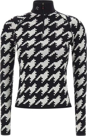 Perfect Moment Jacquard Base Layer Top - Dames - Thermokleding winter - Veelkleurig - S - Fitness