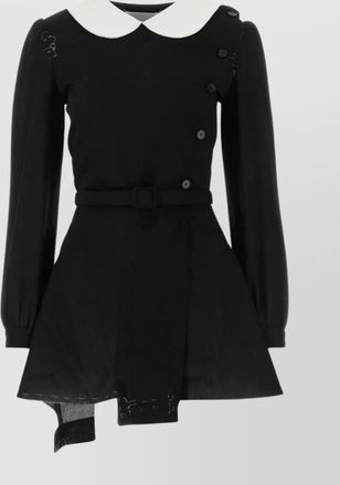 Maison Margiela virgin wool regular-fit mini dress