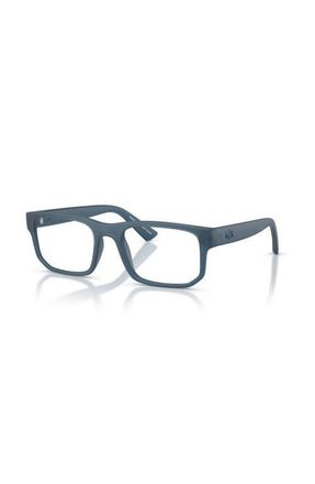 A|X Armani Exchange 54mm Rectangle optical glasses in Blue at Nordstrom