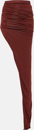 Rick Owens Gathered maxi skirt