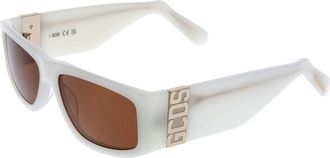 GCDS White Acetate Sunglasses