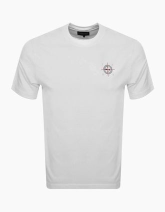 Marshall Artist Mens Marshall Artist Zero Twenty Six White T-Shirt - Navy - Size: 40