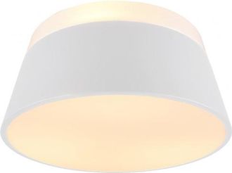 Trio L&aacute;mpara De Techo Trio Baroness Forma C&oacute;nica &Oslash; 45 Cm. Sal&oacute;n Y Dormitorio. Estilo Moderno. Metal. Color Blanco